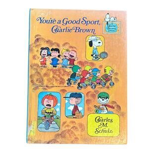 Peanuts, You're a Good Sport Charlie Brown by Charles M. Schulz, HC 1st Ed. 1976